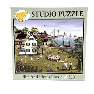 Bits and Pieces Studio Puzzle 500 Pieces Maryland Crab Feast Complete